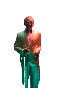 Golden Tuxedo Gentleman Vinyl Car Decal Sticker – Waterproof & UV-Resistant 8"