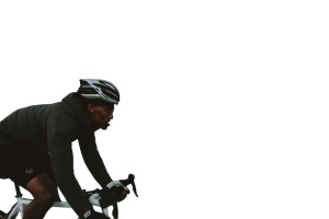 Night Cyclist V2 Vinyl Car Decal Sticker – Waterproof & UV-Resistant 8"