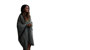 Contemplative Woman V5 Vinyl Car Decal Sticker – Waterproof & UV-Resistant 8"