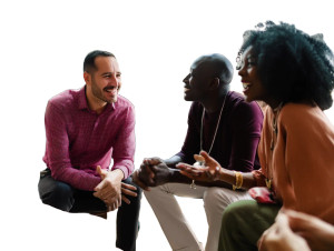 Laughing Together V2 Vinyl Car Decal Sticker – Waterproof & UV-Resistant 8"