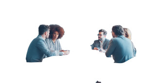 Professional Team Meeting Vinyl Car Decal Sticker – Waterproof & UV-Resistant 8"