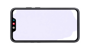 Blank White Phone Vinyl Car Decal Sticker – Waterproof & UV-Resistant 8"