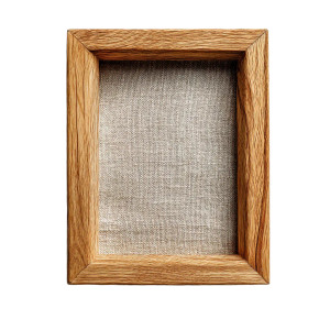 Wooden Frame V2 Vinyl Car Decal Sticker – Waterproof & UV-Resistant 8"