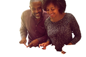 Loving Couple Cooking Vinyl Car Decal Sticker – Waterproof & UV-Resistant 8"