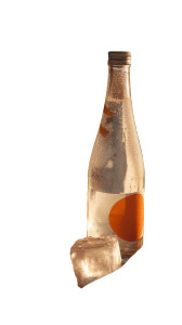 Dewy Glass Bottle Vinyl Car Decal Sticker – Waterproof & UV-Resistant 8"