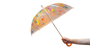 Colorful Umbrella Art Vinyl Car Decal Sticker – Waterproof & UV-Resistant 8"