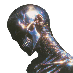 Interstellar Skeleton Portrait Vinyl Car Decal Sticker – Waterproof & UV-Resistant 8"
