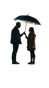 Romantic Rain Encounter V2 Vinyl Car Decal Sticker – Waterproof & UV-Resistant 8"