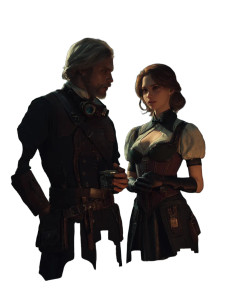 Steampunk Alchemist Portrait Vinyl Car Decal Sticker – Waterproof & UV-Resistant 8" Steampunk Alchemist Portrait Vinyl Car Decal Sticker – Waterproof & UV-Resistant 8"