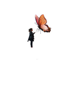 Girl On Butterfly Vinyl Car Decal Sticker – Waterproof & UV-Resistant 8" Girl On Butterfly Vinyl Car Decal Sticker – Waterproof & UV-Resistant 8"