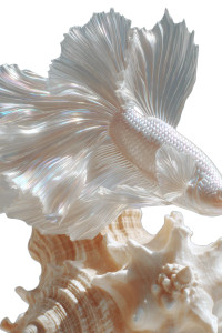 Majestic Betta Fusion Vinyl Car Decal Sticker – Waterproof & UV-Resistant 8"