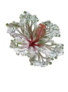 Crystal Lace Flower Vinyl Car Decal Sticker – Waterproof & UV-Resistant 8"