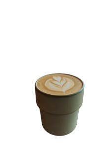 Latte Cup Vinyl Car Decal Sticker – Waterproof & UV-Resistant 8"