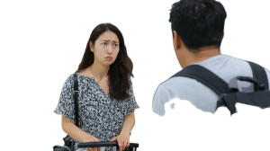 Angry Newlyweds Airport Vinyl Car Decal Sticker – Waterproof & UV-Resistant 8"