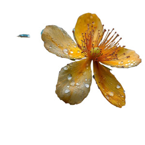 Flower V4 Vinyl Car Decal Sticker – Waterproof & UV-Resistant 8"