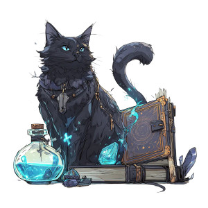 Proud Black Cat Vinyl Car Decal Sticker – Waterproof & UV-Resistant 8"