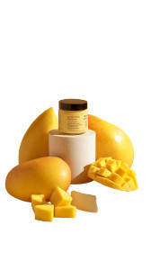 Amber Mango Jar Vinyl Car Decal Sticker – Waterproof & UV-Resistant 8"