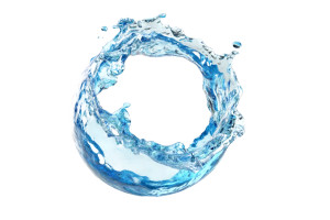 Water Sphere Splash Vinyl Car Decal Sticker – Waterproof & UV-Resistant 8"