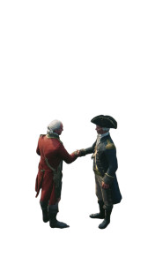 Historic Handshake V2 Vinyl Car Decal Sticker – Waterproof & UV-Resistant 8"