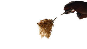 Hand With Spoon Vinyl Car Decal Sticker – Waterproof & UV-Resistant 8"