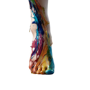Flowing Paints Feet Vinyl Car Decal Sticker – Waterproof & UV-Resistant 8" Flowing Paints Feet Vinyl Car Decal Sticker – Waterproof & UV-Resistant 8"