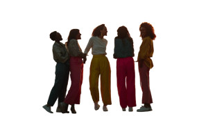 Balcony Sunset Gathering Vinyl Car Decal Sticker – Waterproof & UV-Resistant 8"