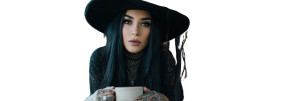 Gothic Coffee Witch Vinyl Car Decal Sticker – Waterproof & UV-Resistant 8" Gothic Coffee Witch Vinyl Car Decal Sticker – Waterproof & UV-Resistant 8"