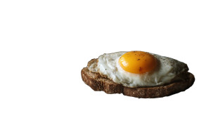 Egg Sandwich Vinyl Car Decal Sticker – Waterproof & UV-Resistant 8"