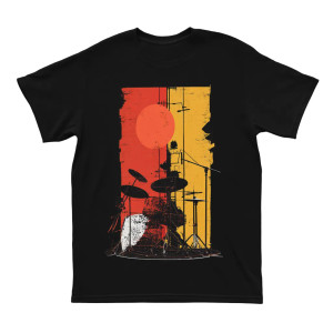 Stage Drummer Vinyl Car Decal Sticker – Waterproof & UV-Resistant 8"