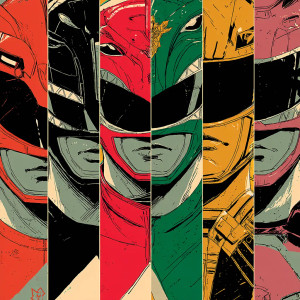 Power Rangers Vinyl Car Decal Sticker – Waterproof & UV-Resistant 8"