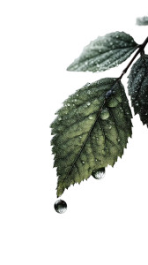 Dew On Leaf Vinyl Car Decal Sticker – Waterproof & UV-Resistant 8"