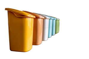 Recycling Bins Row Vinyl Car Decal Sticker – Waterproof & UV-Resistant 8"