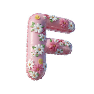 Inflatable Flower Icon Vinyl Car Decal Sticker – Waterproof & UV-Resistant 8"