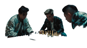 Thai Men Chess Vinyl Car Decal Sticker – Waterproof & UV-Resistant 8"