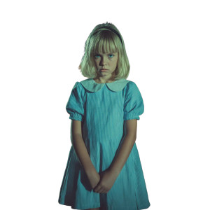 Angry Blond Girl Vinyl Car Decal Sticker – Waterproof & UV-Resistant 8"