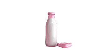 Milk Bottle Desktop Vinyl Car Decal Sticker – Waterproof & UV-Resistant 8"
