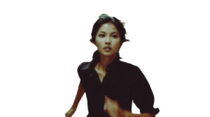 Asian Woman Running V2 Vinyl Car Decal Sticker – Waterproof & UV-Resistant 8"