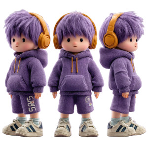 Cute Child Toy Vinyl Car Decal Sticker – Waterproof & UV-Resistant 8"