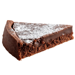 Chocolate Cake Slice Vinyl Car Decal Sticker – Waterproof & UV-Resistant 8"