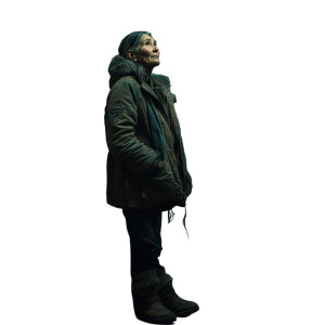 Resilient Inuit Woman Vinyl Car Decal Sticker – Waterproof & UV-Resistant 8"