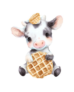 Cute Baby Cow Vinyl Car Decal Sticker – Waterproof & UV-Resistant 8" Cute Baby Cow Vinyl Car Decal Sticker – Waterproof & UV-Resistant 8"