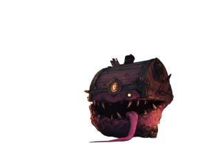 Mimic Chest Monster V2 Vinyl Car Decal Sticker – Waterproof & UV-Resistant 8"