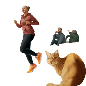 Jogging Woman Smiling Vinyl Car Decal Sticker – Waterproof & UV-Resistant 8" Jogging Woman Smiling Vinyl Car Decal Sticker – Waterproof & UV-Resistant 8"