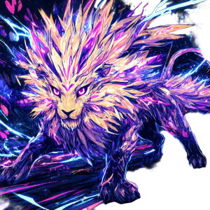 Hyper Beast Lion Vinyl Car Decal Sticker – Waterproof & UV-Resistant 8"