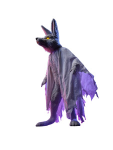 Eerie Bunny Wolf Vinyl Car Decal Sticker – Waterproof & UV-Resistant 8"