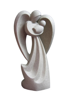 Angel With Baby V2 Vinyl Car Decal Sticker – Waterproof & UV-Resistant 8"