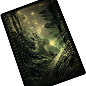 Bioluminescent Forest Creature Vinyl Car Decal Sticker – Waterproof & UV-Resistant 8"