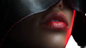 Mysterious Veiled Woman Vinyl Car Decal Sticker – Waterproof & UV-Resistant 8"