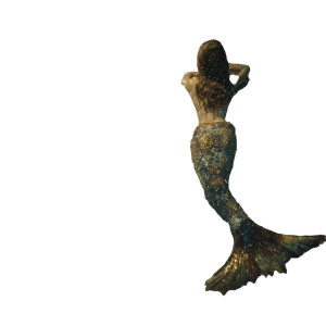 Mermaid On Beach V2 Vinyl Car Decal Sticker – Waterproof & UV-Resistant 8"