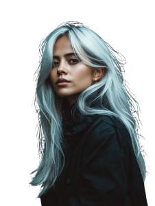 Silver-Haired Beauty V4 Vinyl Car Decal Sticker – Waterproof & UV-Resistant 8" Silver-Haired Beauty V4 Vinyl Car Decal Sticker – Waterproof & UV-Resistant 8"